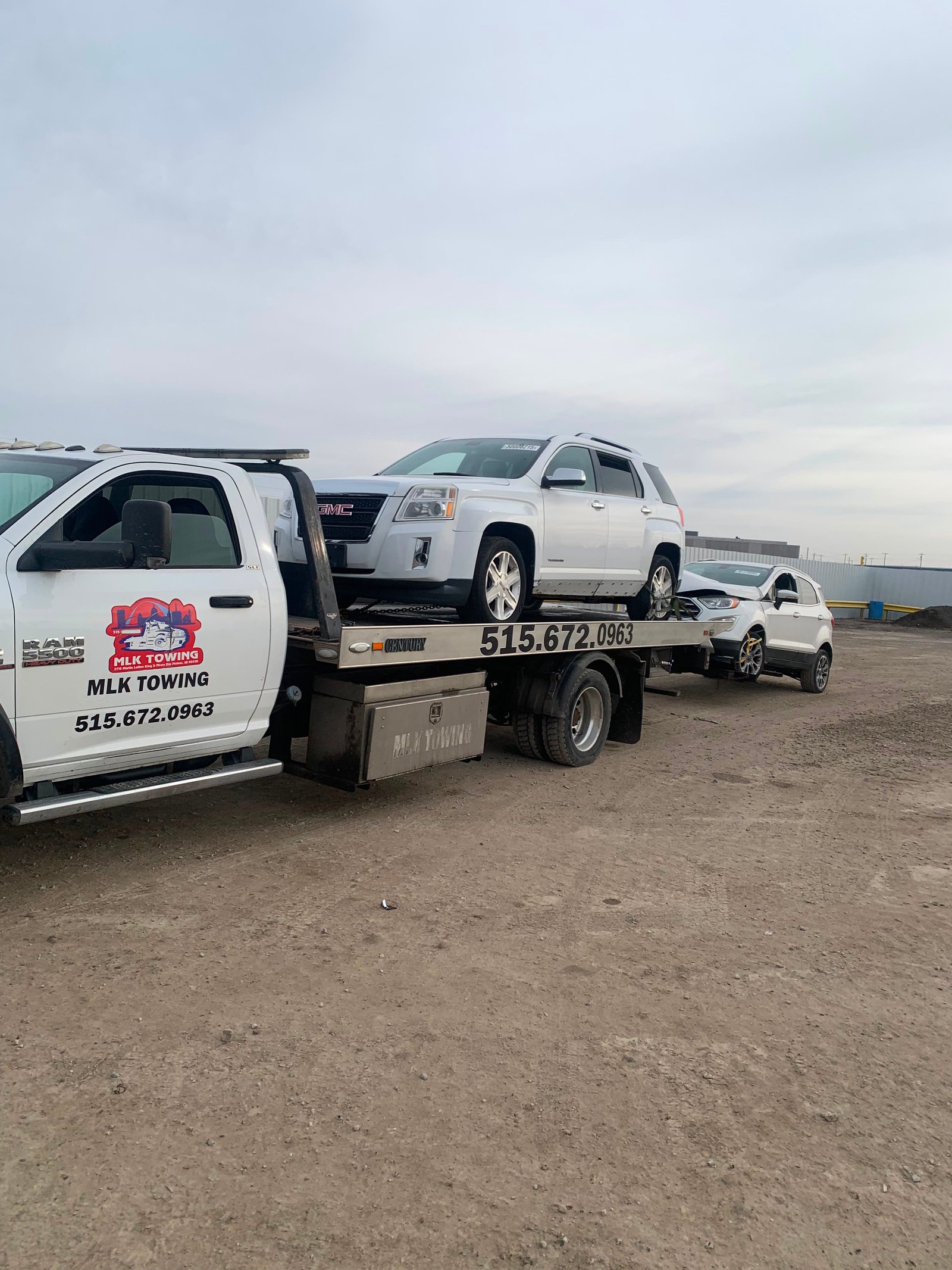 MLK Towing Real RAM 5500 Flatbed in Des Moines
